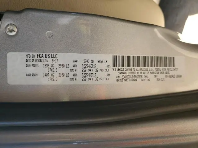 2017 DODGE GRAND CARAVAN SXT  