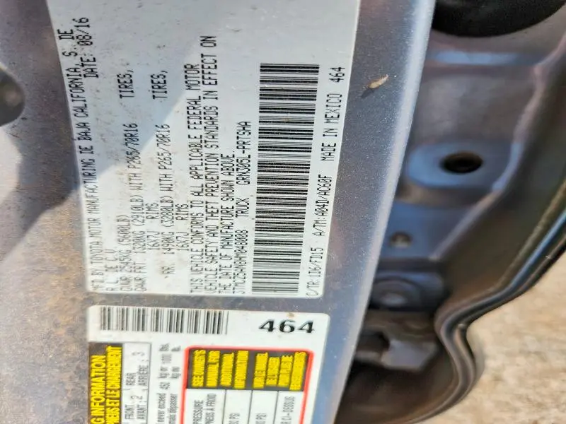 2017 TOYOTA TACOMA SR V6  
