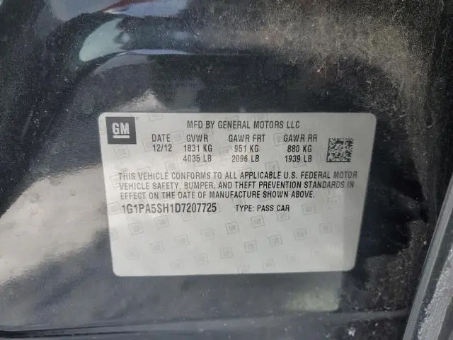 2013 CHEVROLET CRUZE LS