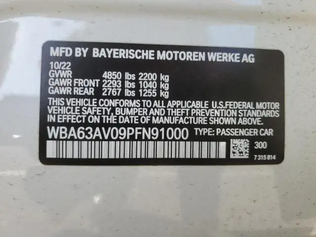 2023 BMW 430I GRAN COUPE  
