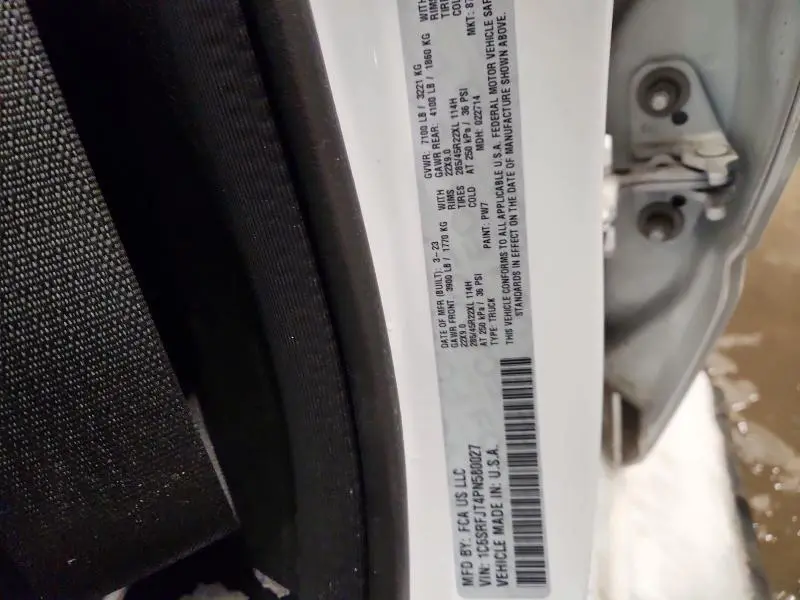 2023 RAM 1500 LARAMIE  