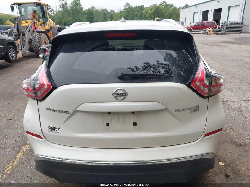 2015 NISSAN MURANO PLATINUM/S/SL/SV
