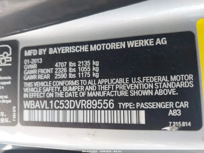 2013 BMW X1 XDRIVE28I