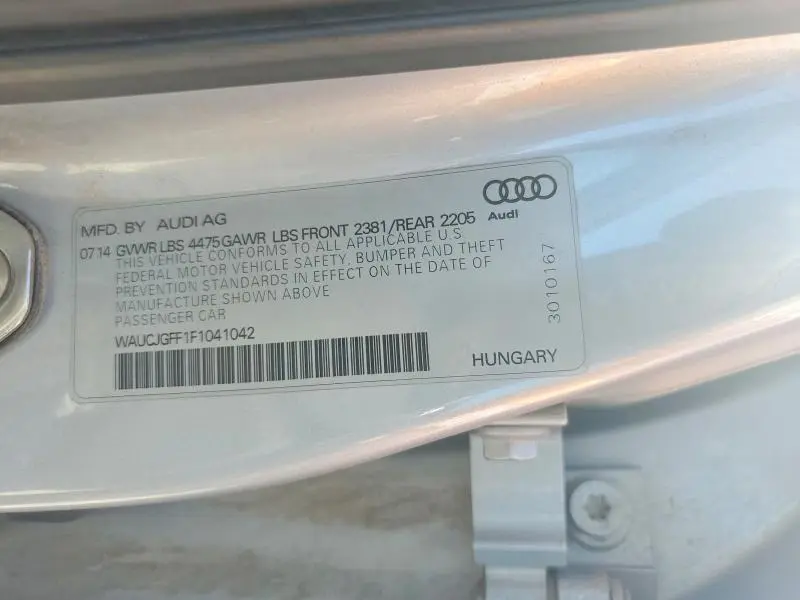 2015 AUDI A3   