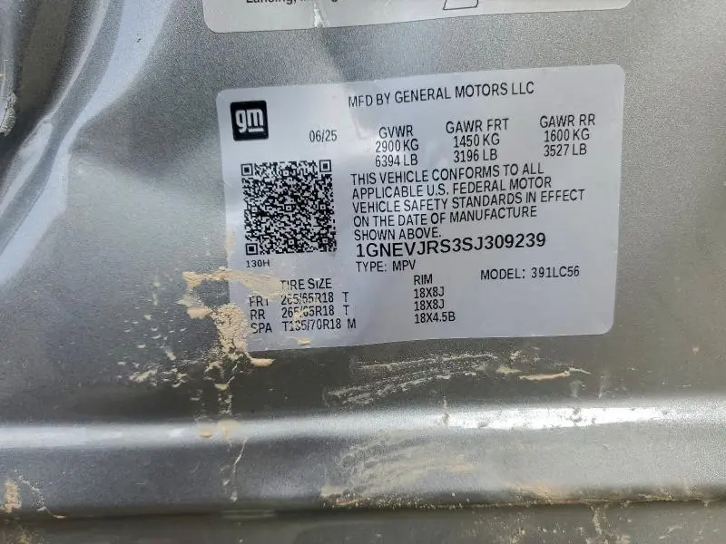 2025 CHEVROLET TRAVERSE Z71  