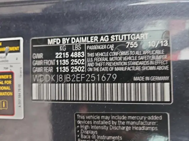 2014 MERCEDES-BENZ E 350 4MATIC  