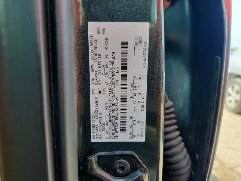 2018 FORD F150 SUPERCREW  