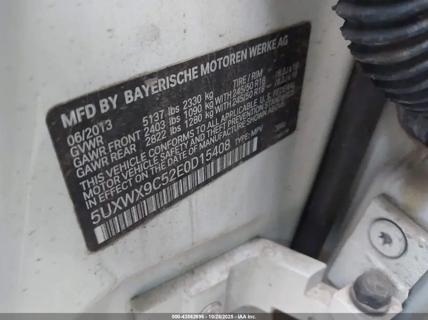 2014 BMW X3 XDRIVE28I