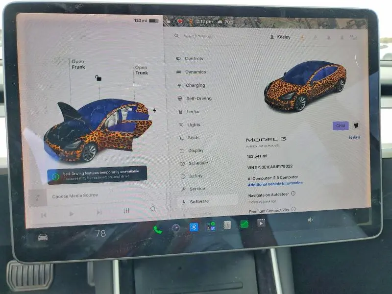 2018 TESLA MODEL 3   