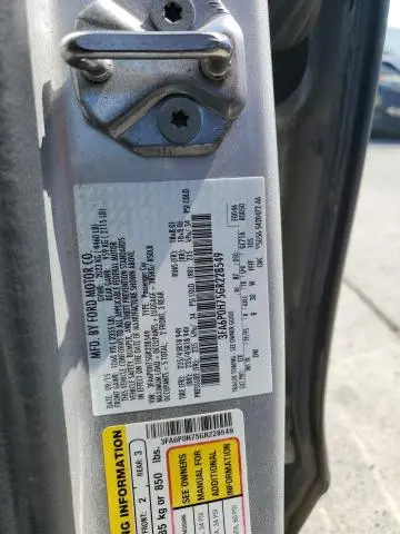 2016 FORD FUSION SE  