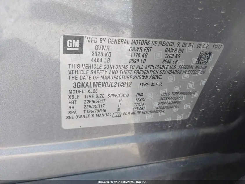 2018 GMC TERRAIN SLE