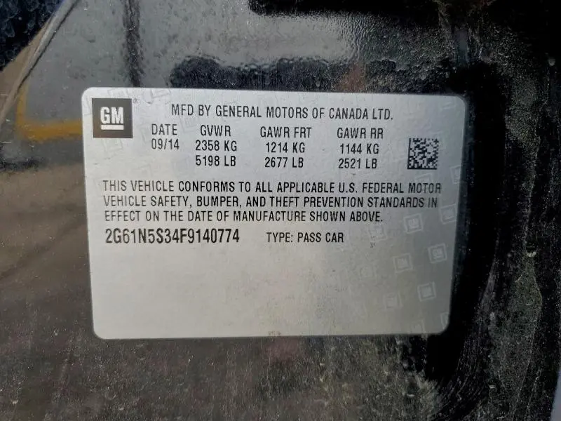 2015 CADILLAC XTS LUXURY COLLECTION  