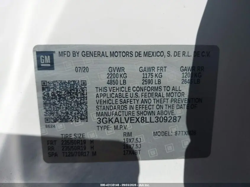 2020 GMC TERRAIN AWD SLT