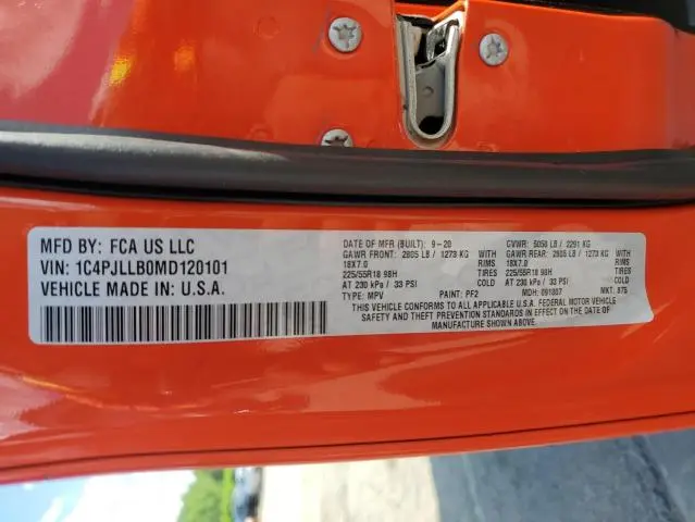 2021 JEEP CHEROKEE LATITUDE PLUS  