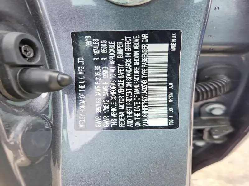 2018 HONDA CIVIC LX  