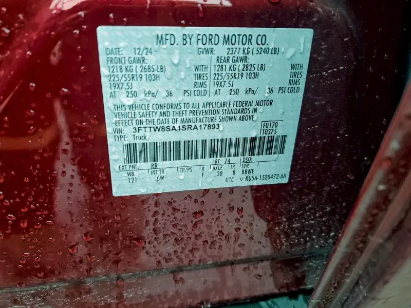 2025 FORD MAVERICK LARIAT  