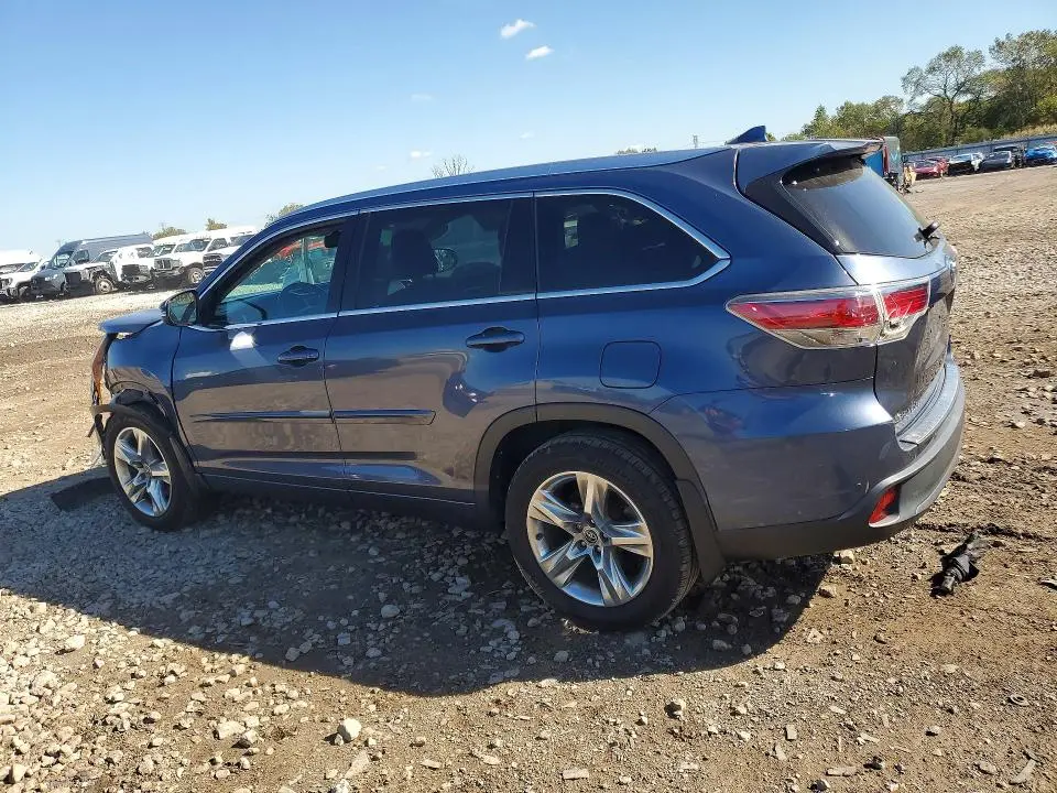 2016 TOYOTA HIGHLANDER LIMITED PLATINUM  