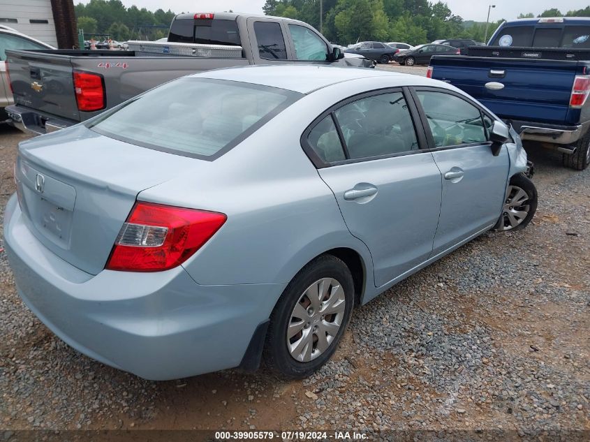 2012 HONDA CIVIC LX