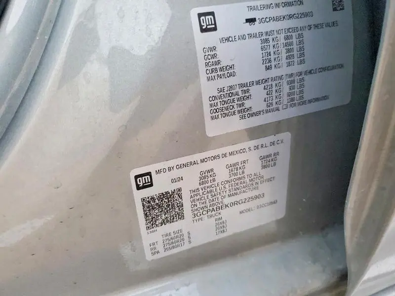 2024 CHEVROLET SILVERADO C1500 CUSTOM  