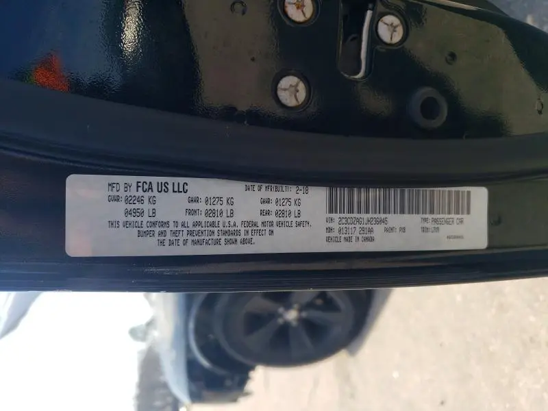 2018 DODGE CHALLENGER SXT  