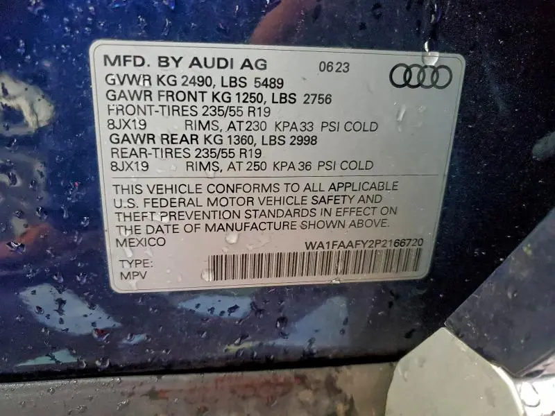 2023 AUDI Q5 PRESTIGE 45  