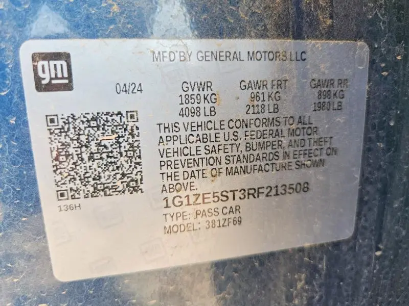 2024 CHEVROLET MALIBU PREMIER  