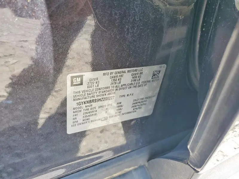 2017 CADILLAC XT5 LUXURY  