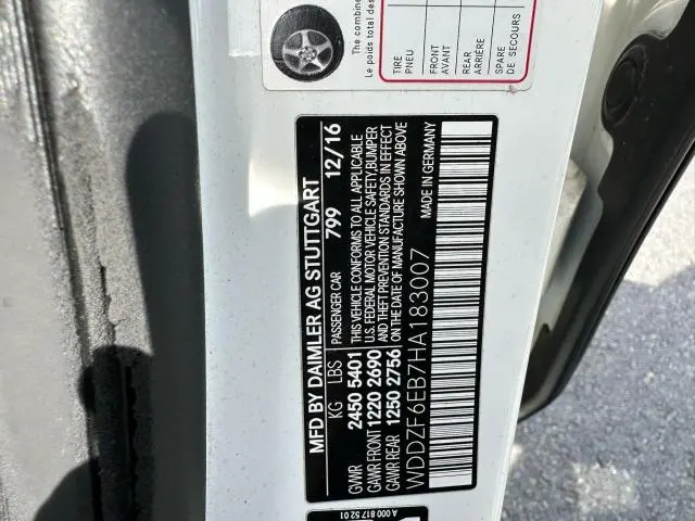 2017 MERCEDES-BENZ E 43 4MATIC AMG  