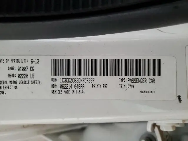 2013 DODGE AVENGER SXT  