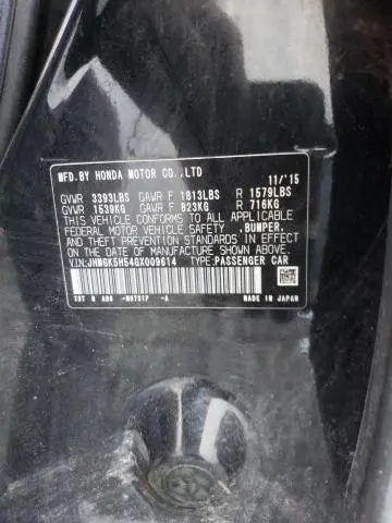 2016 HONDA FIT LX