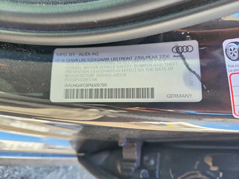 2015 AUDI A6 PRESTIGE  