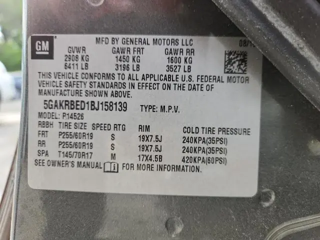 2011 BUICK ENCLAVE CXL  