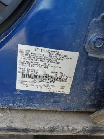 2019 FORD ECOSPORT S