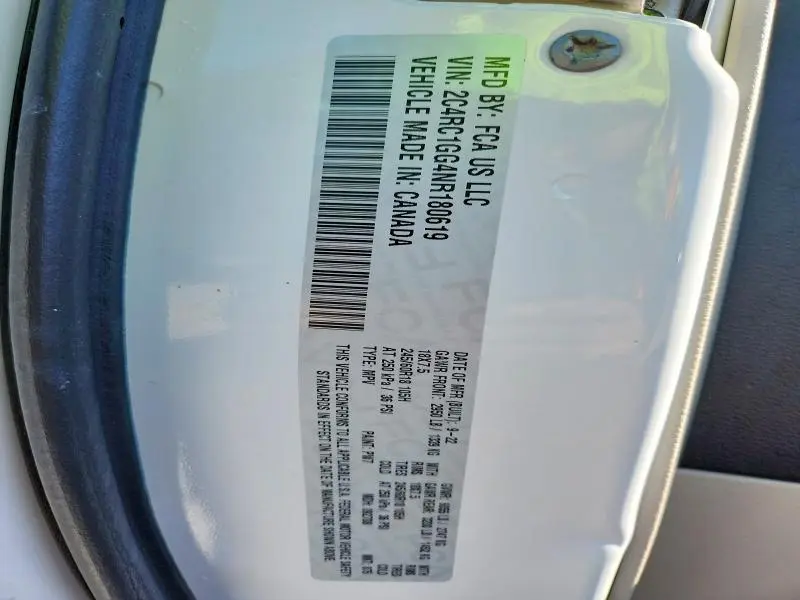 2022 CHRYSLER PACIFICA LIMITED  