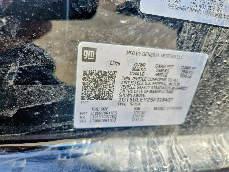 2025 GMC SIERRA K2500 HEAVY DUTY  