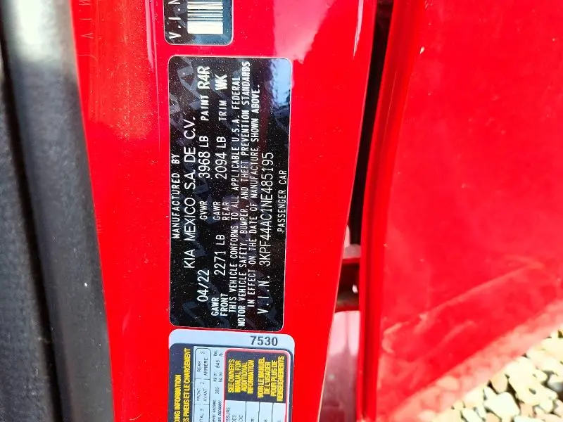 2022 KIA FORTE GT  