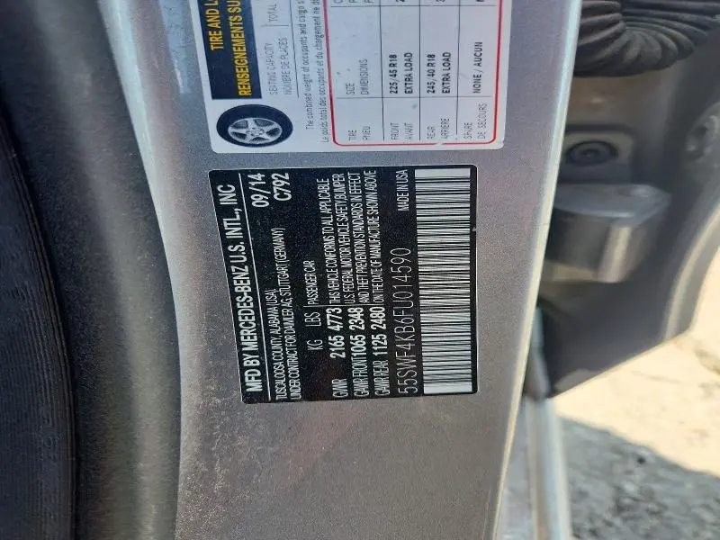 2015 MERCEDES-BENZ C 300 4MATIC  