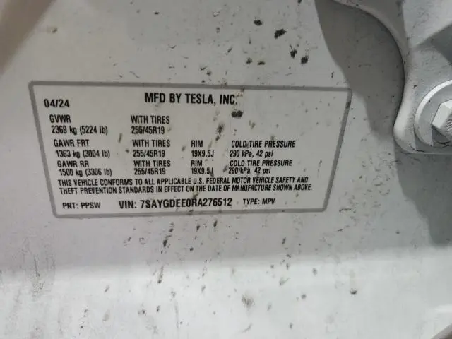 2024 TESLA MODEL Y 