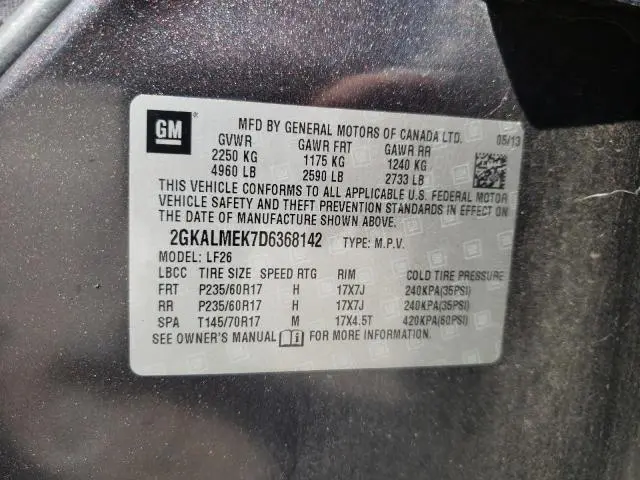 2013 GMC TERRAIN SLE  