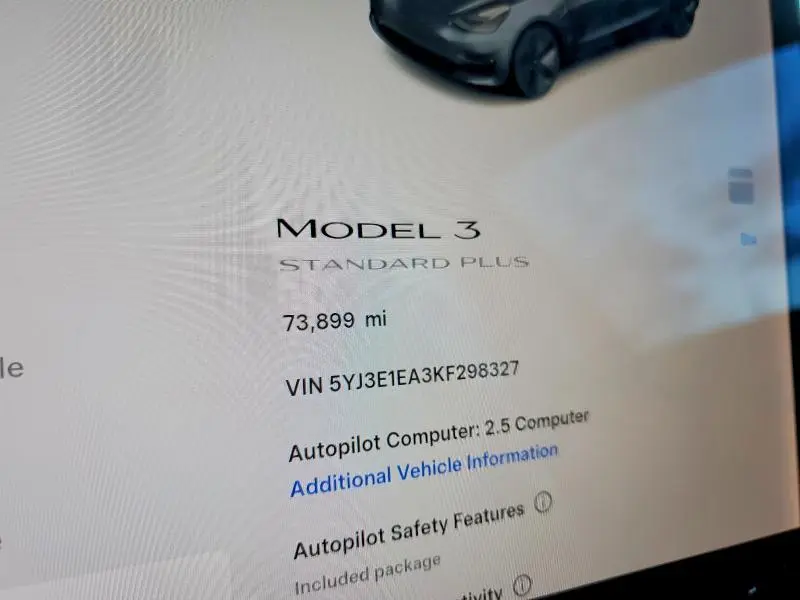 2019 TESLA MODEL 3   
