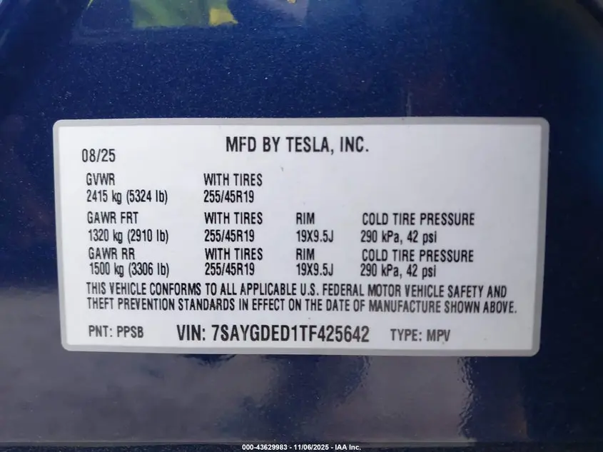 2026 TESLA MODEL Y RWD