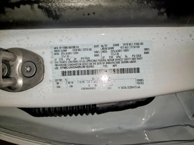 2024 FORD ESCAPE ACTIVE  