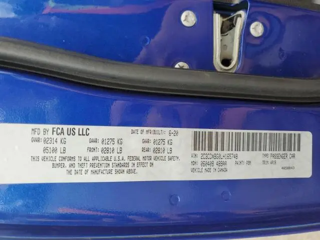 2020 DODGE CHARGER SXT  