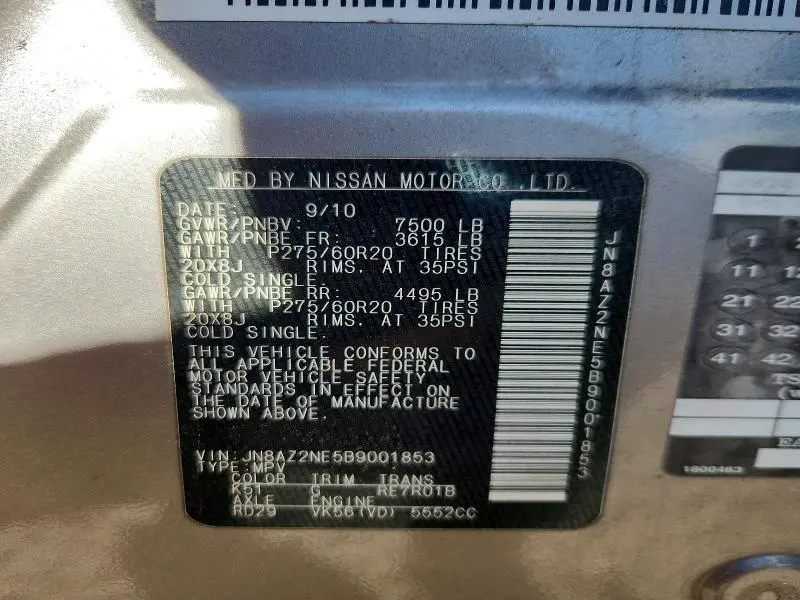 2011 INFINITI QX56 BASE  