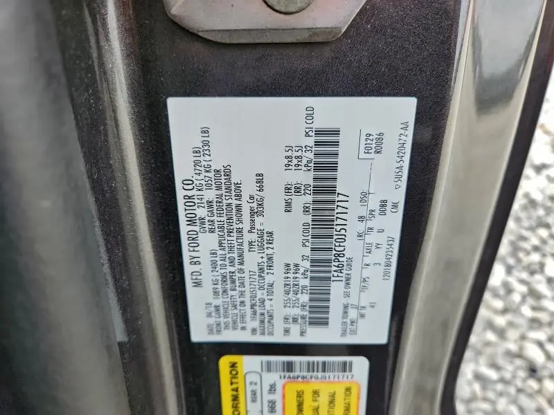 2018 FORD MUSTANG GT  