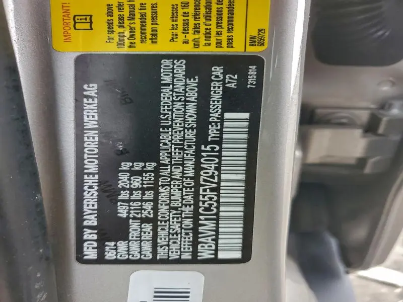 2015 BMW X1 SDRIVE28I  