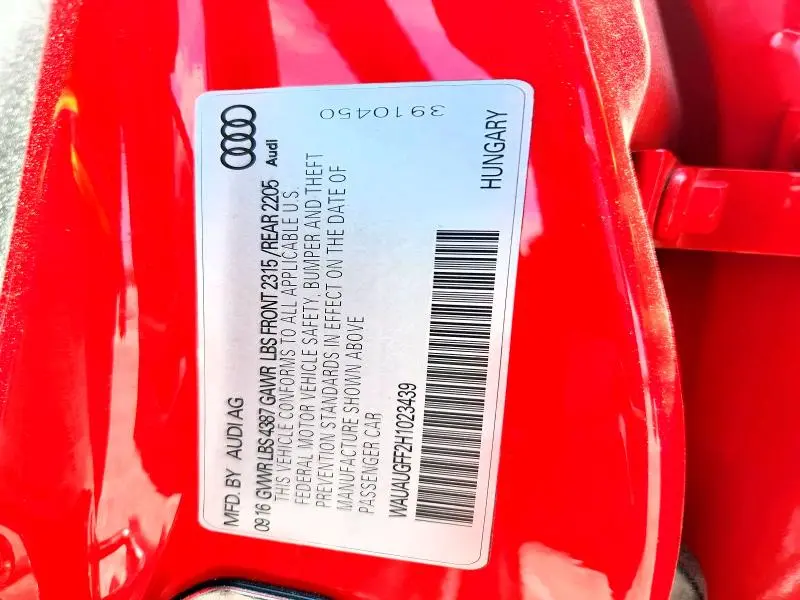 2017 AUDI A3 PREMIUM  
