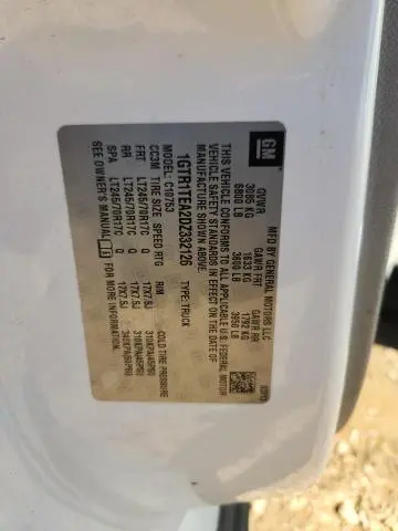 2013 GMC SIERRA C1500  