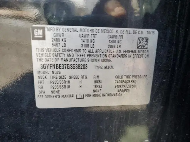 2016 CADILLAC SRX LUXURY COLLECTION  