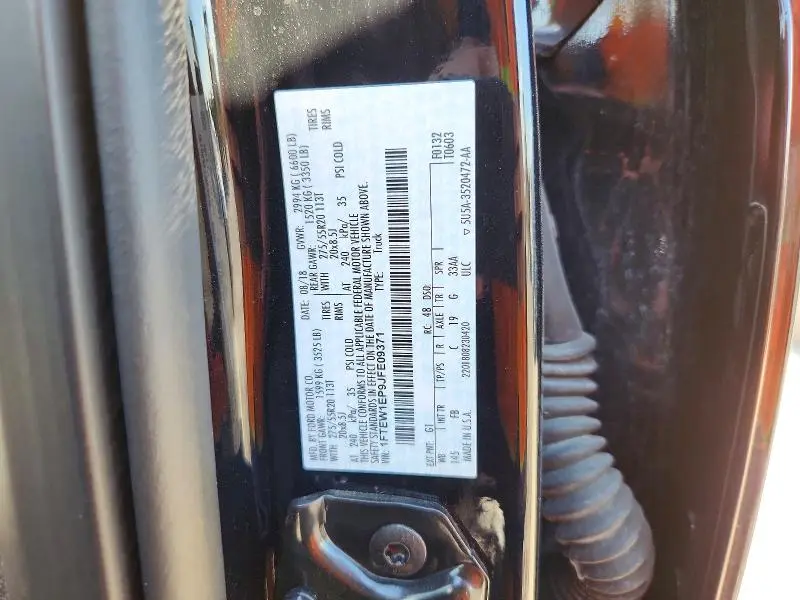 2018 FORD F150 SUPERCREW  